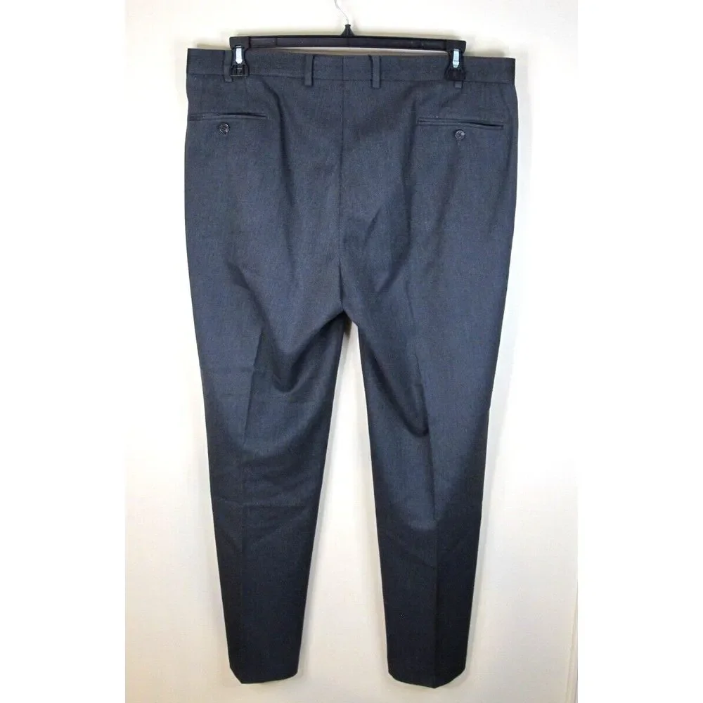 Lauren Ralph Lauren‎ Flat Front Gray Dress Pants Slacks Men's Size 38 x 32